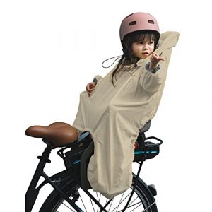 Rainette Imperm&eacute;able beige pour si&egrave;ge b&eacute;b&eacute; de v&eacute;lo