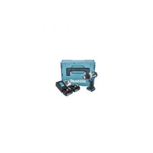 Makita DDF 489 RTJ perceuse/visseuse sans fil 18 V 73 Nm Brushless + 2x batterie rechargeable 5,0 Ah + chargeur + Makpac