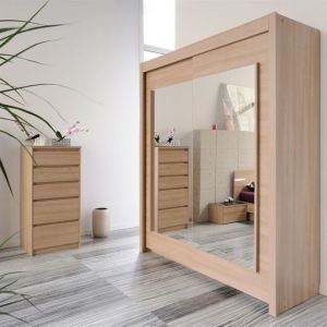 Image de Armoire Dream 2 portes coulissantes avec miroirs