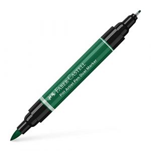 Faber-Castell PITT Artist Pen Double marqueur Encre Inde Vert phtalo foncé