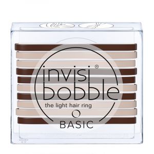 Image de Invisibobble Basic Mocca and Cream - Lot de 10 Élastiques