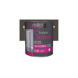Addict Peinture laque multicouche Satinée 2,5 L - Manganèse - ADD113316