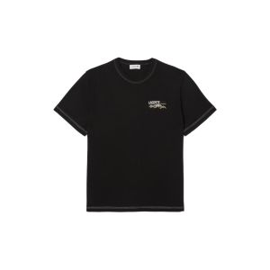 Lacoste T-shirt Multi Print manches courtes noir pur - S