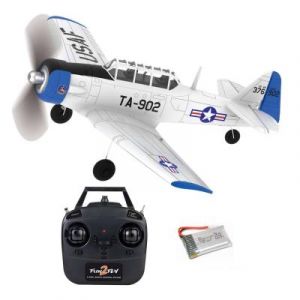 Avion Fun2Fly school fighter gris