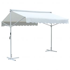 VidaXL Auvent sur pied 3x3 m Cr&egrave;me