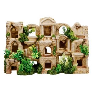 Image de Nobby 28184 DÉCORATION D'AQUARIUM MODÈLE HABITAT MARIN AVEC VÉGÉTATION 42 X 12 X 27,5 CM