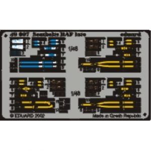 Eduard MAQUETTE SEATBELTS RAF LATE COLOR 1/48 49007