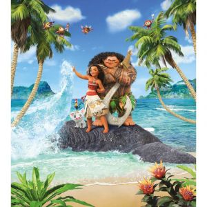 Komar Disney IADX5-012 Moana Beach Papier peint photo en non-tissé pour chambre d'enfant 250 x 280 cm
