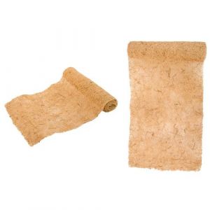 Chemin de table tapis coco 30cmx3m nature - chaks 80690