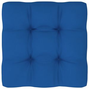 VidaXL Coussin de canap&eacute; palette Bleu royal 60x60x12 cm
