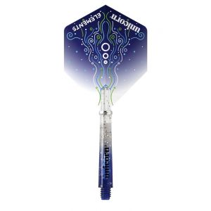 Unicorn Gunn & Moore Gripper 4 éléments Bicolore Ailette et Manche Taille Unique Bleu/Transparent