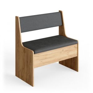 Vicco - Banquette d'angle salle à manger Roman, Sable Chêne, 76.6 x 41.5 cm
