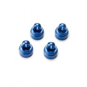 Traxxas Bouchons D'Amortisseurs Alu Anodise Bleu (4)