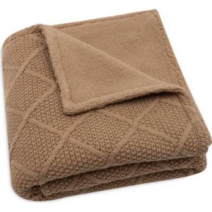 Jollein Couverture Berceau Teddy Fleece MARRON