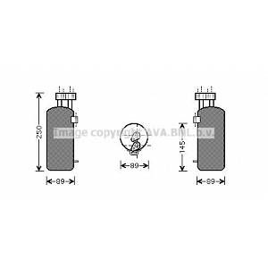 Ava Quality Cooling Bouteille déshydratante (247RTD330)