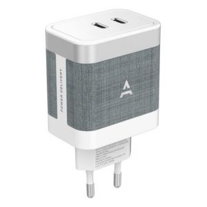 Adeqwat Chargeur secteur 2 USB-C 65W