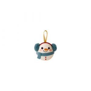 Legami Décoration de Noël en Peluche Oh-Oh-Ornaments, Snowman, Boule de Noël, à Suspendre au Sapin, en Polyester, 9 x 10 x 4 cm