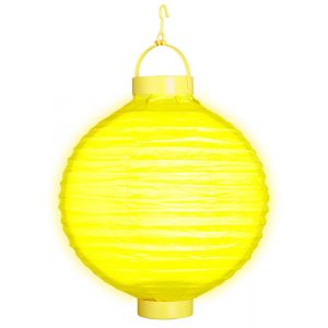 Lampion à LED 30 cm - Jaune - Mixte