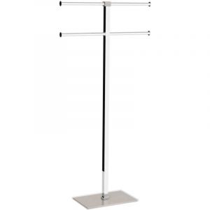 Kiamami Valentina Porte-Serviettes Sur Pied Couleur Colombe Claire / Arcobaleno