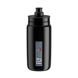 Elite Fly Bidon 550ml, black/grey logo Bidons