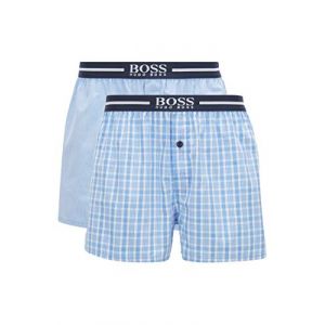 Image de Boss Effect Boxer Ew 2 Pack XL Open Blue - Open Blue - XL