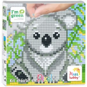 Pixel Kit Cr&eacute;atif - Tableau 12 x 12 cm - Koala