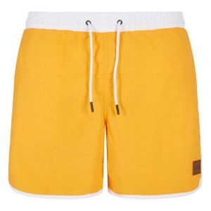 Urban classics Short De Bain Retro L White / Magic Mango