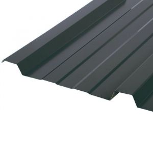 McCover Plaque nervur&eacute;e acier galvanis&eacute; laqu&eacute; 900/25 Gris anthracite RAL 7016, E : 0.5 mm, l : 90 cm, L : 300 cm