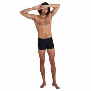 Speedo Short De Bain - Allover Vcut Aquashort - Noir Homme 40