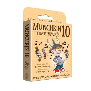 Steve Jackson Games | Munchkin 10: Time Warp | Expansion with 112 New Cards for The Hilarious Fast-Paced Card Game Munchkin | Ages 10 and Up | English