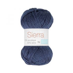 Pelote de laine &agrave; tricoter Tricot SIERRA - Distrifil(...) - 28711 Bleu
