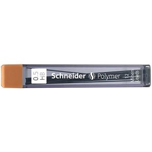 Schneider Electric 187912 Fein mine de polymère Hi, 0,5 mm, HB, noir, lot de 12