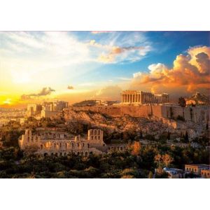 Educa Puzzle Adulte L Acropole d Athenes - 1000 Pieces Collection Monument De Grece