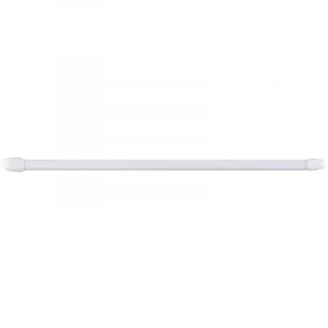 Porte-Rideau Plat 11mm 60-105cm Blanc 2 Unités