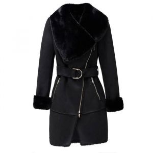 Manteau Long shearling coat - Salsa