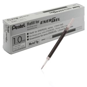 Image de Pilot 12 recharges roller Energel BL60 encre noire