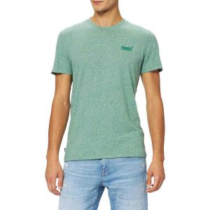 Superdry Vintage Logo EMB Tee T-Shirt, Vert Brillant, M Homme