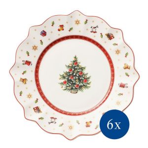 Villeroy & Boch Salad plate white set 6pcs Toy's Delight