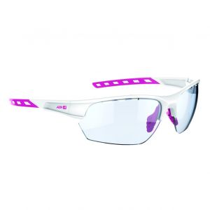 Lunettes azr kromic izoard blanc fushia gris photochromique cat 0 a 3