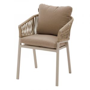 Hesperide Fauteuil Oriengo mailles beige/argile