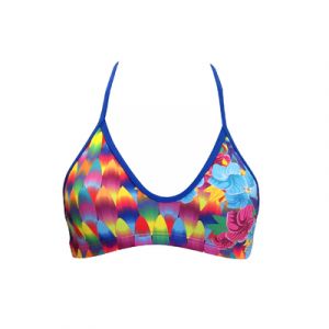 Haut de maillot de bain femme Turbo Surf And Flower Pattern Mare