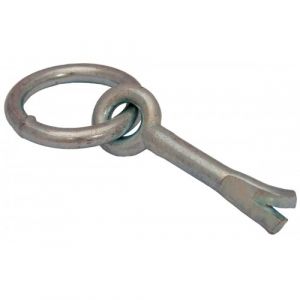 Image de Pramac Anneau d'&eacute;curie &agrave; sceller - acier zingu&eacute; blanc - 12 x 70 mm