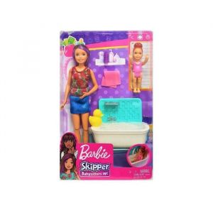 Mattel Coffret babysitter skipper bain : poupee enfant baignoire accessoires