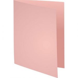 Exacompta Réf. 410003E - Carton de 5 paquets de 100 chemises rigides Forever 220 g/m2 - chemises 100% recyclées et certifiées Ange Bleu - dimensions 24 x 32 cm pour format A4 - couleur rose