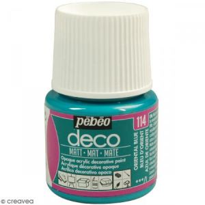 Pebeo Peinture P.BO Déco 45 ml - mat - Bleu d'Orient