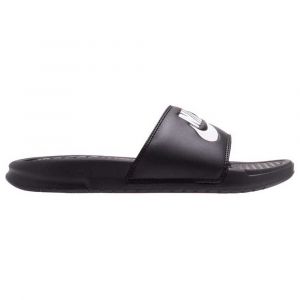 Image de Nike Tongs Benassi Just Do It - Black / White / Black - EU 39