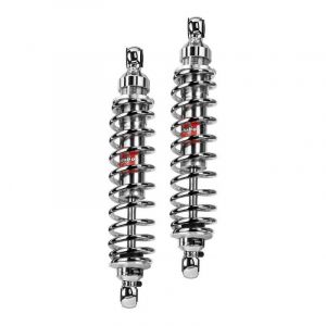Bitubo Amortisseurs RR Shocks Harley Davidson Dyna 306mm 12'' chrome