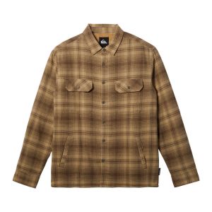 Quiksilver Venture - Shacket en sherpa pour Homme Marron - Taille XS