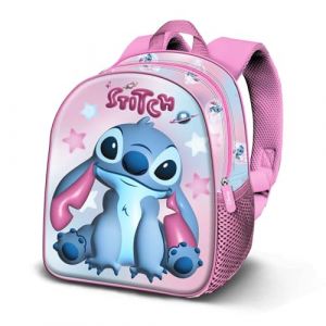 Disney Lilo et Stitch Cosmic-Sac à Dos 3D Elite, Rose, 25 x 30 cm, Capacité 7 L