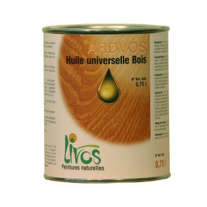 Livos 0.75L-incolore-HUILE pour bois naturelle universelle ardvos intérieure (1L/11m2 en 3 couches) - incolore